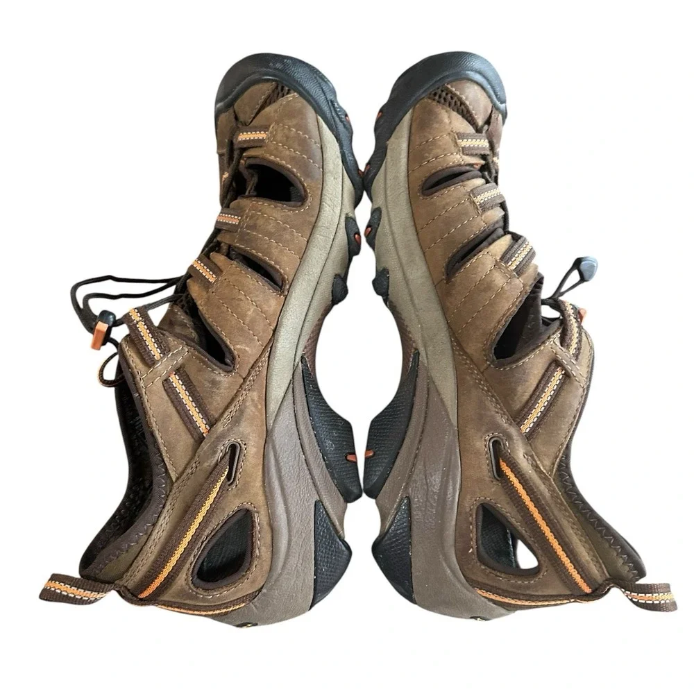 KEEN Brown Waterproof Lace-up Hiking Shoes Men's Size 11.5 Arroyo